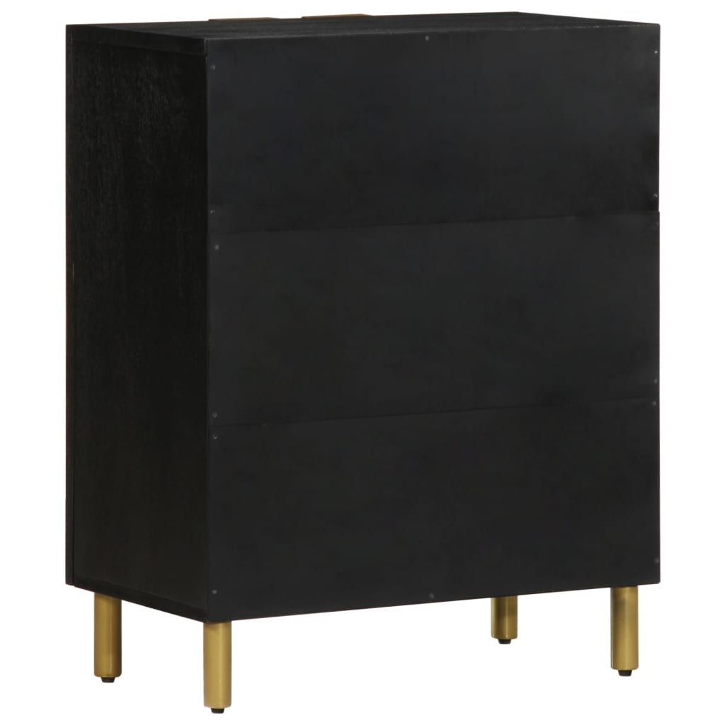 Sideboard Black 60x33x75 cm Engineered Wood