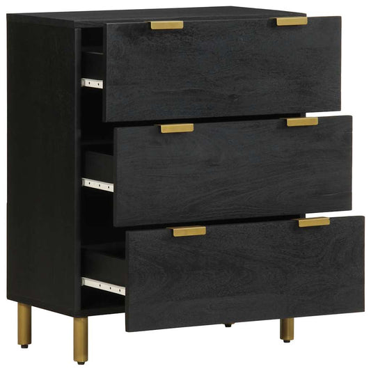 Sideboard Black 60x33x75 cm Engineered Wood