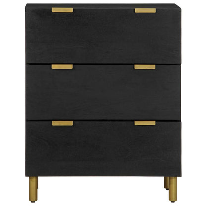 Sideboard Black 60x33x75 cm Engineered Wood