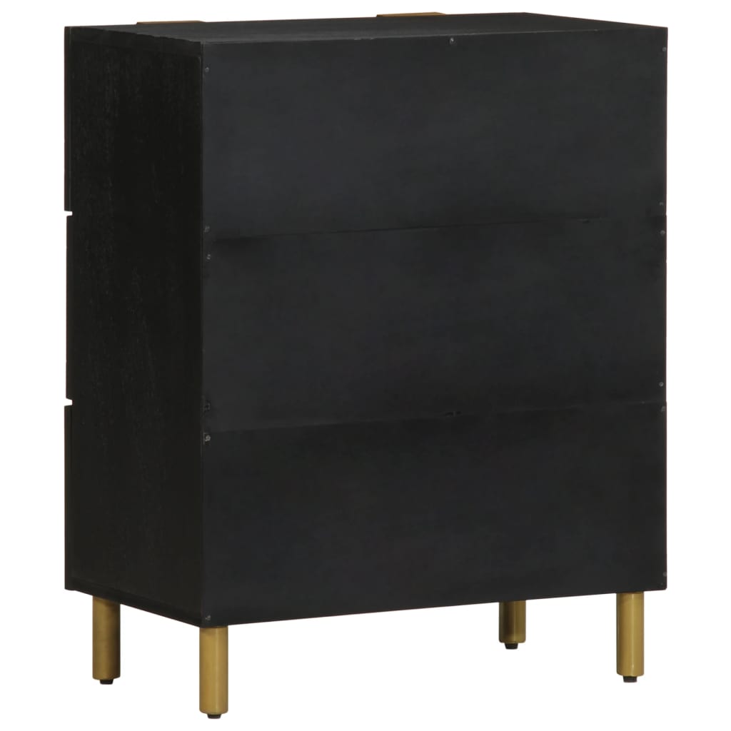 Sideboard Black 60x33x75 cm Engineered Wood