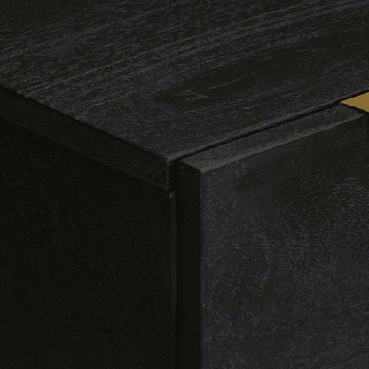 Sideboard Black 60x33x75 cm Engineered Wood