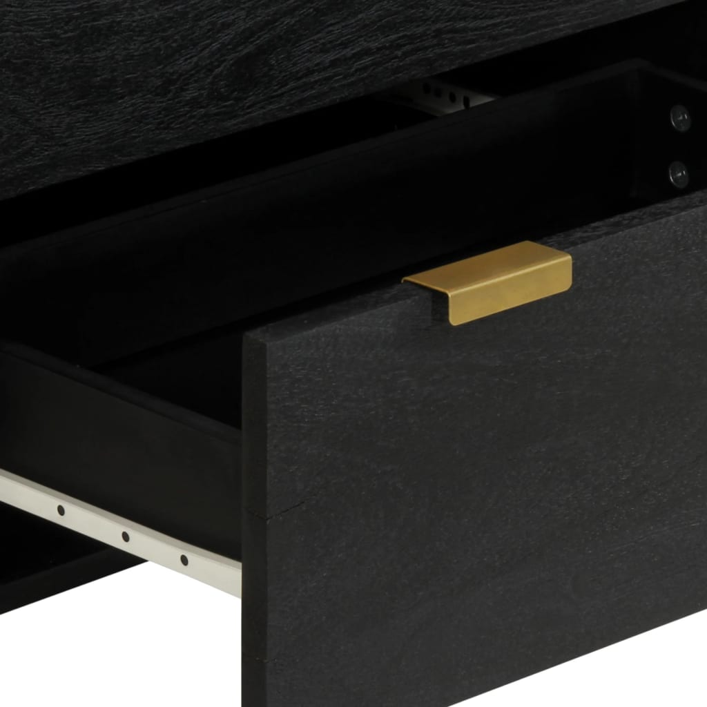 Sideboard Black 60x33x75 cm Engineered Wood