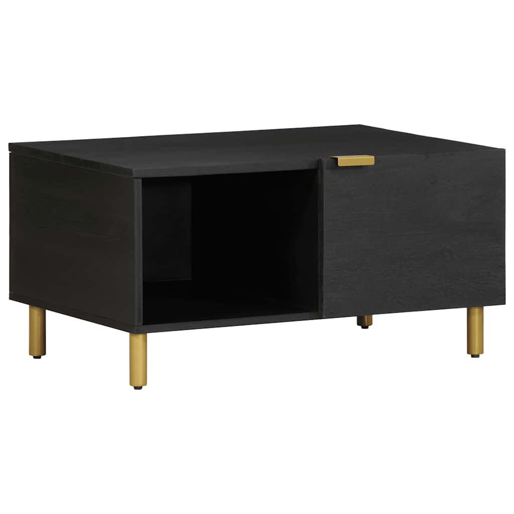Coffee Table Black 80x50x40 cm Engineered Wood