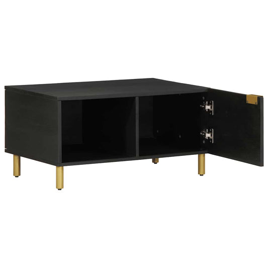 Coffee Table Black 80x50x40 cm Engineered Wood