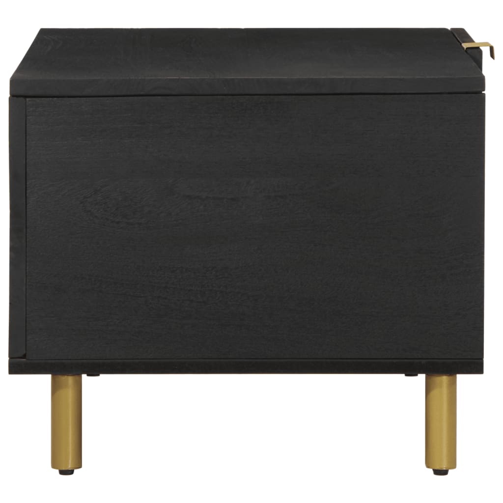 Coffee Table Black 80x50x40 cm Engineered Wood