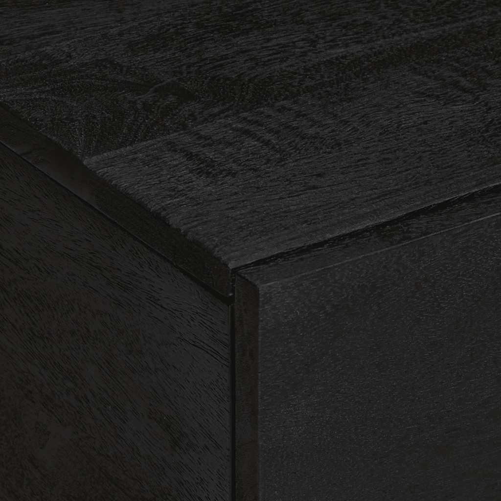 Coffee Table Black 80x50x40 cm Engineered Wood