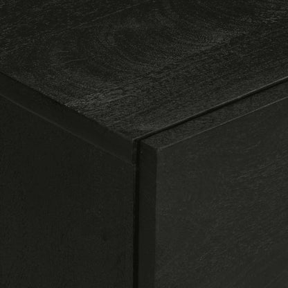 Bedside Cabinet Black 50x33x62 cm Engineered Wood