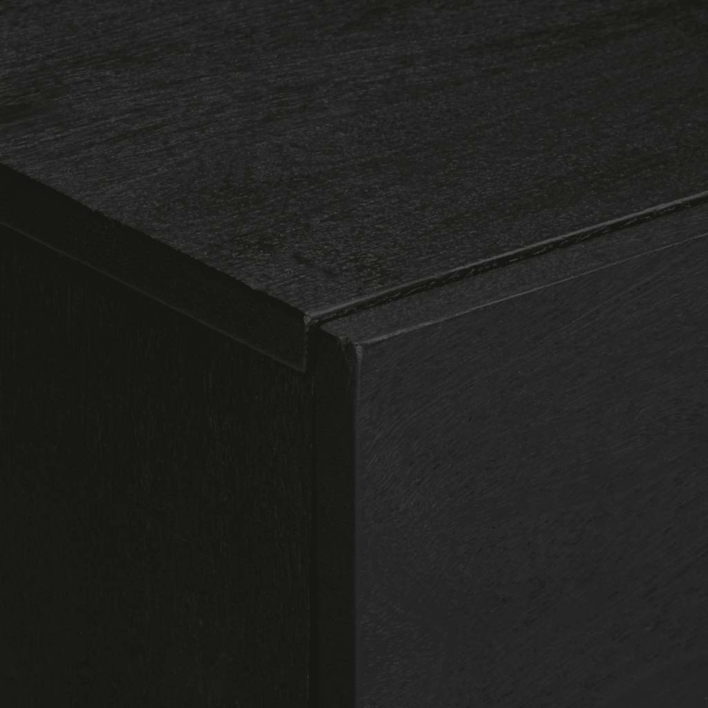 Bedside Cabinet Black 50x33x60 cm Engineered Wood