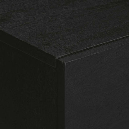 Bedside Cabinet Black 50x33x60 cm Engineered Wood