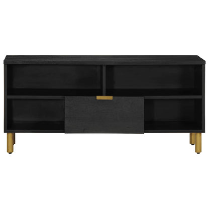 TV Cabinet Black 100x33x46 cm Engineered Wood