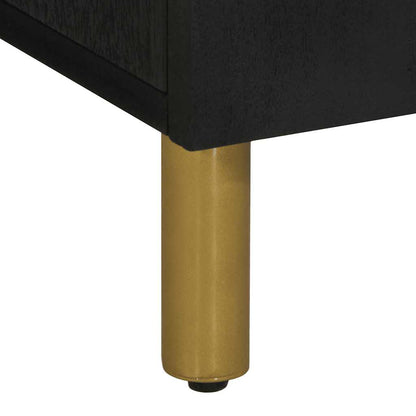 Bathroom Sink Cabinet Black 62x33x58 cm Engineered Wood
