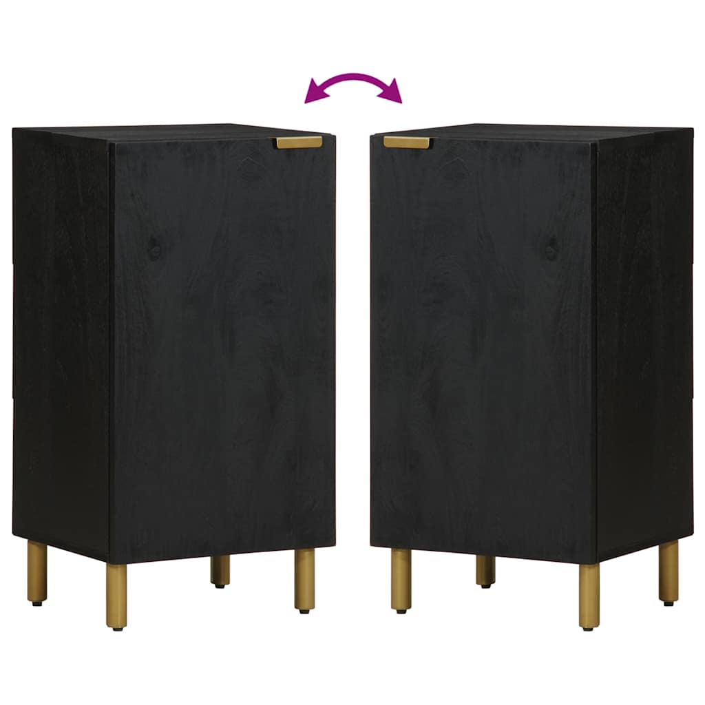 Sideboard Black 40x33x75 cm Engineered Wood