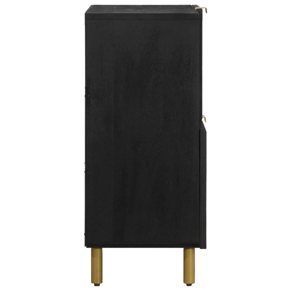 Sideboard Black 80x33x75 cm Engineered Wood