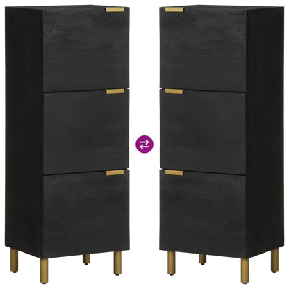 Highboard Black 40x33x110 cm Engineered Wood