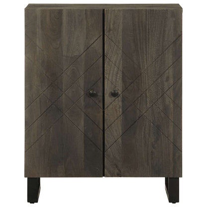Sideboard Black 60x33x75 cm Solid Wood Mango