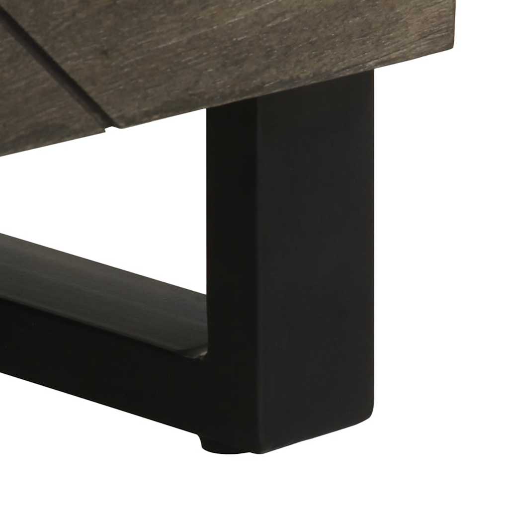 Sideboard Black 60x33x75 cm Solid Wood Mango