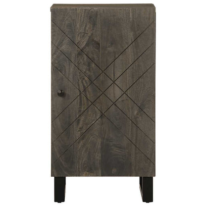 Sideboard Black 40x33x75 cm Solid Wood Mango