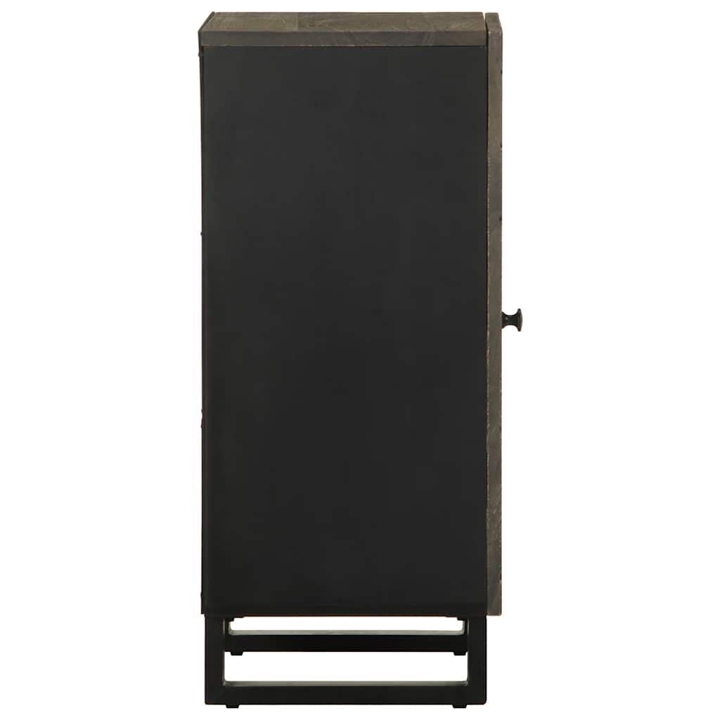 Sideboard Black 40x33x75 cm Solid Wood Mango