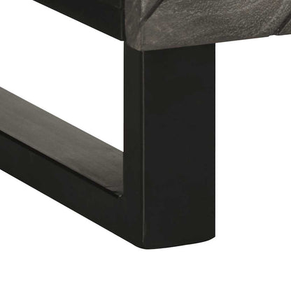 Sideboard Black 60x33x75 cm Solid Wood Mango
