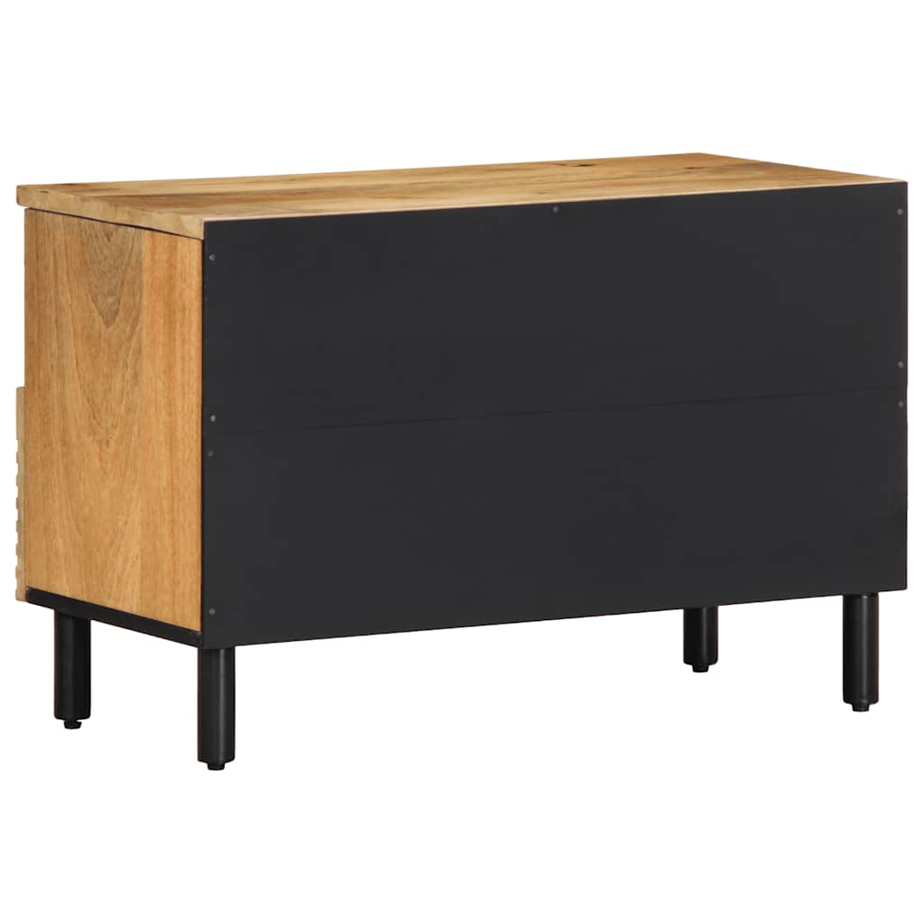 TV Cabinet Brown 70x33x46 cm Solid Wood Mango