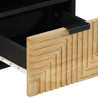 TV Cabinet Brown 70x33x46 cm Solid Wood Mango
