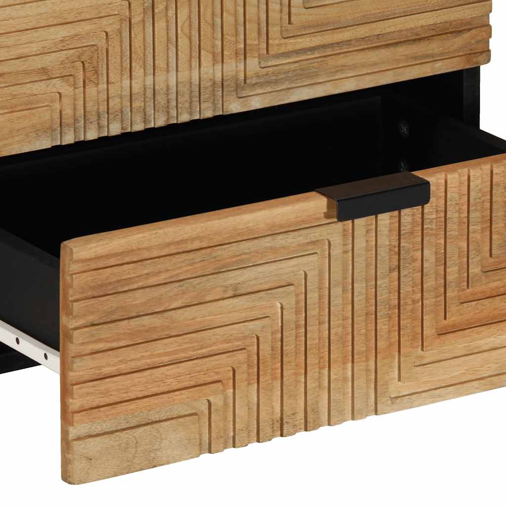 Bedside Cabinet Brown 50x33x60 cm Solid Wood Mango