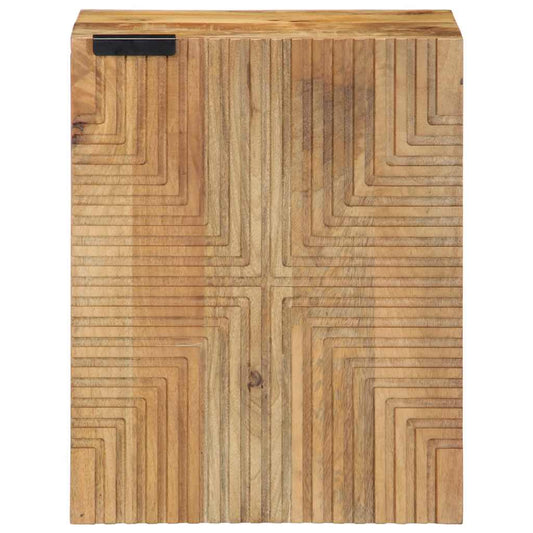 Bathroom Hanging Cabinet Brown 38x33.5x48 cm Solid Wood Mango
