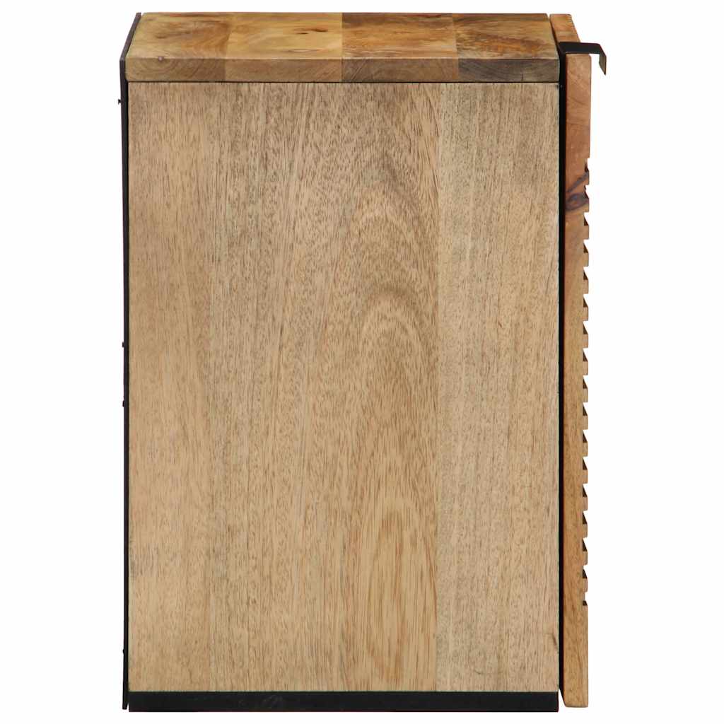 Bathroom Hanging Cabinet Brown 38x33,5x48 cm Solid Wood Mango