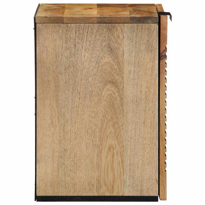 Bathroom Hanging Cabinet Brown 38x33,5x48 cm Solid Wood Mango