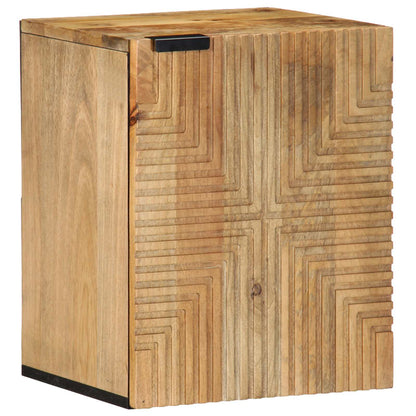 Bathroom Hanging Cabinet Brown 38x33,5x48 cm Solid Wood Mango