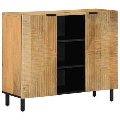 Sideboard Brown 90x33x75 cm Solid Wood Mango