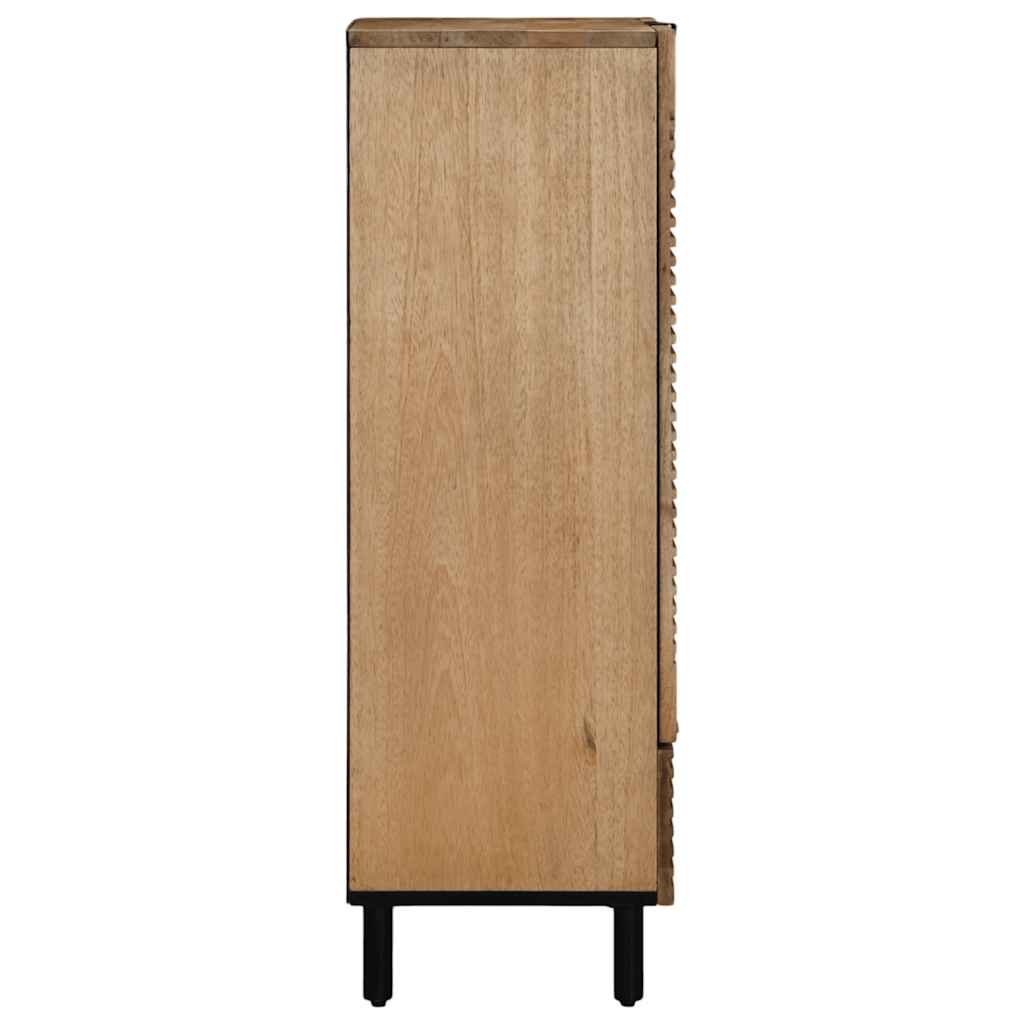 Highboard Brown 60x33x100 cm Solid Wood Mango