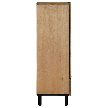 Highboard Brown 60x33x100 cm Solid Wood Mango
