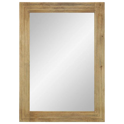Bathroom Mirror Brown 50x70x2.5 cm Solid Wood Mango