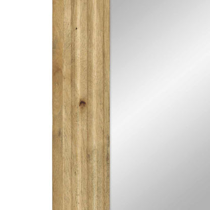 Bathroom Mirror Brown 50x70x3 cm Solid Wood Mango