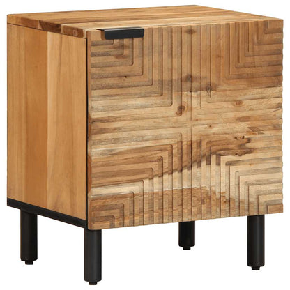 Bedside Cabinets 2 pcs 40x33x46 cm Solid Wood Acacia