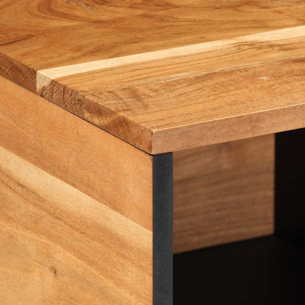 Coffee Table 80x50x40 cm Solid Wood Acacia