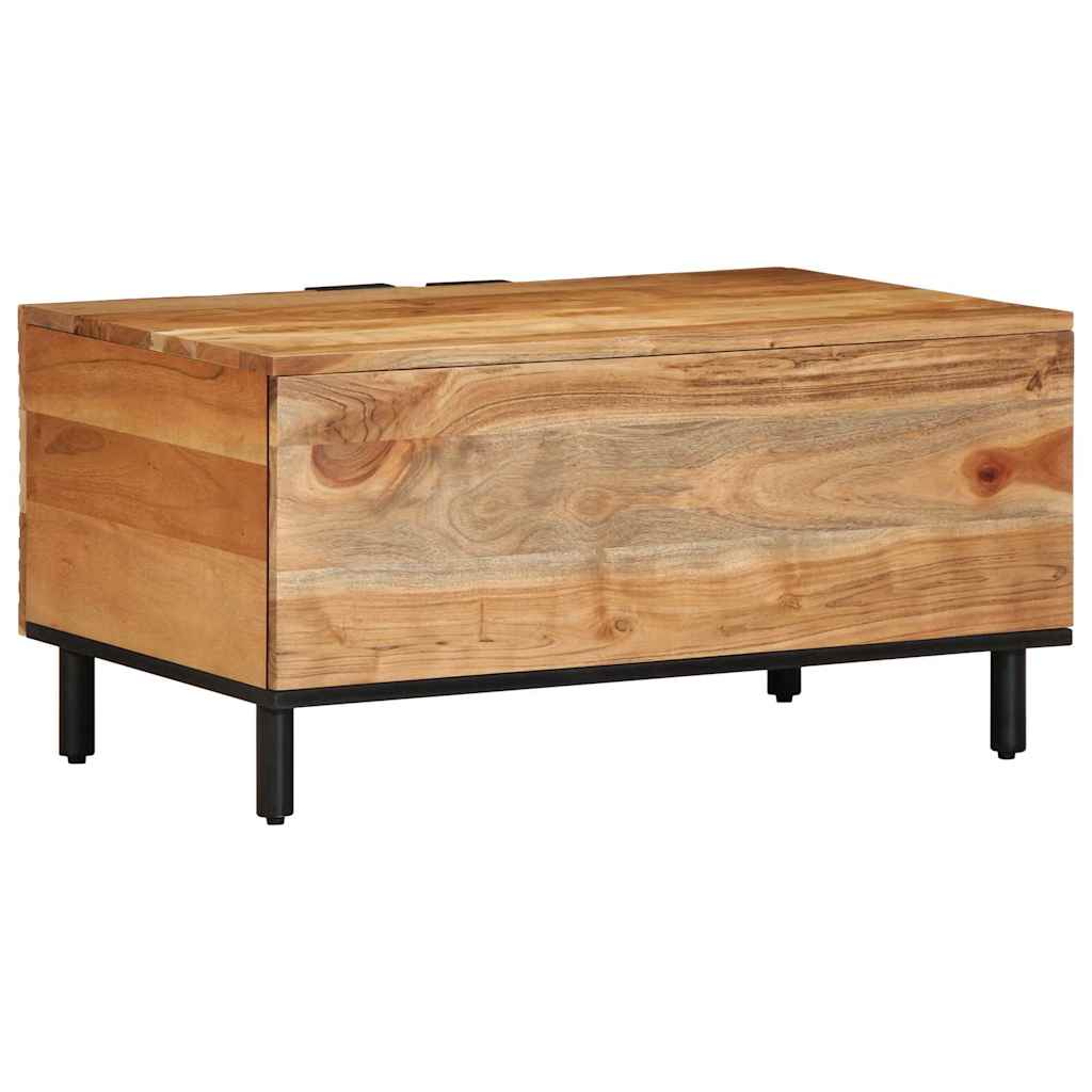 Coffee Table 80x50x40 cm Solid Wood Acacia