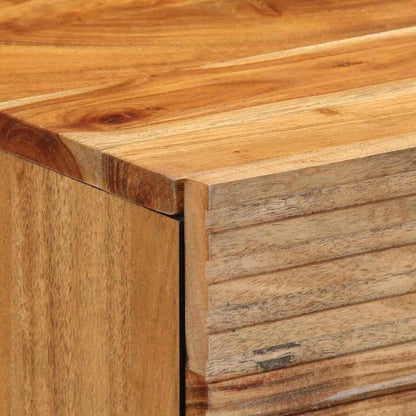 Bed Cabinet Brown 50 x 33 x 60 cm Solid Acacia Wood