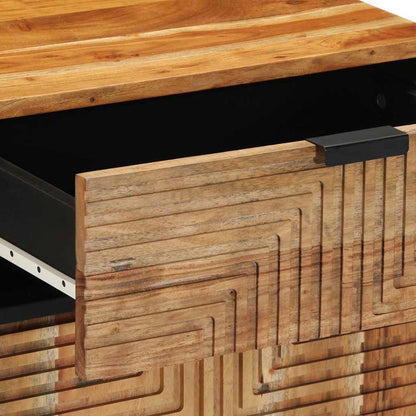 Bed Cabinet Brown 50 x 33 x 60 cm Solid Acacia Wood