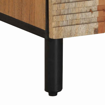 Bed Cabinet Brown 50 x 33 x 60 cm Solid Acacia Wood