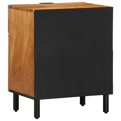 Bed Cabinet Brown 50 x 33 x 60 cm Solid Acacia Wood