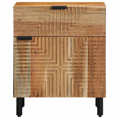 Bed Cabinet Brown 50 x 33 x 60 cm Solid Acacia Wood