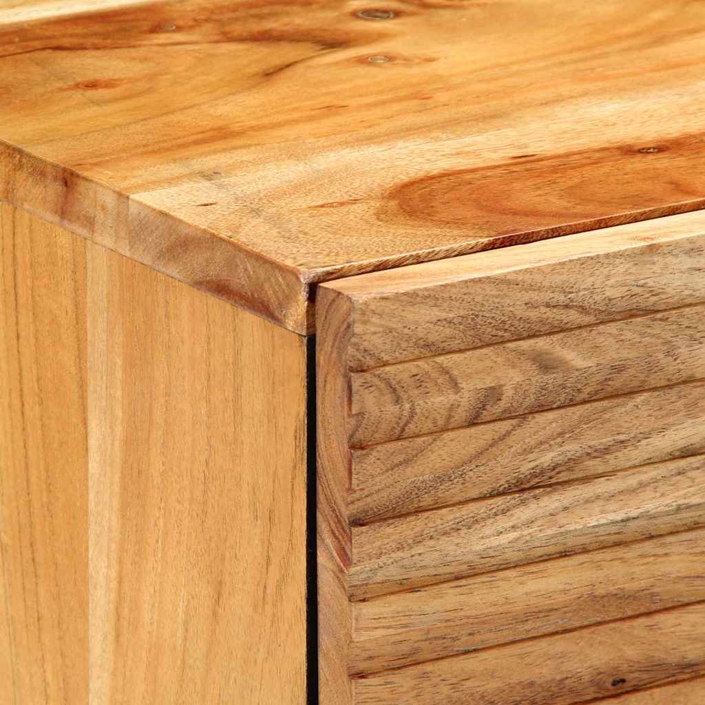 Bed Cabinet Brown 50 x 33 x 60 cm Solid Acacia Wood