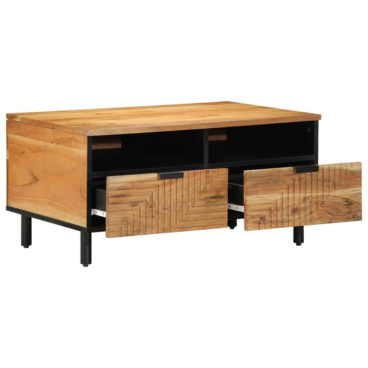 Coffee Table 80 x 54 x 40 cm Solid Acacia Wood