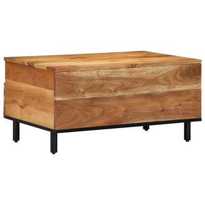 Coffee Table 80 x 54 x 40 cm Solid Acacia Wood