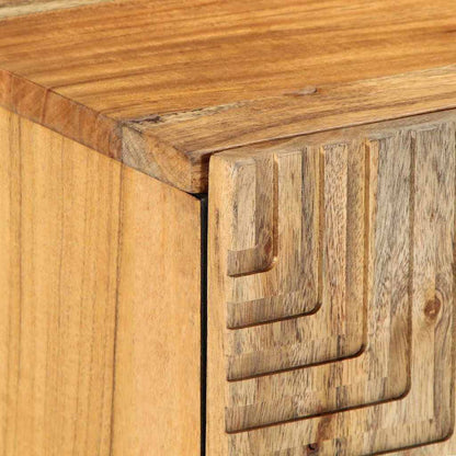 TV Cabinet with Drawer Brown 105 x 33 x 46 cm Solid Mango Wood