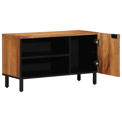 TV Cabinet with Shelf Brown 80 x 33 x 46 cm Solid Mango Wood