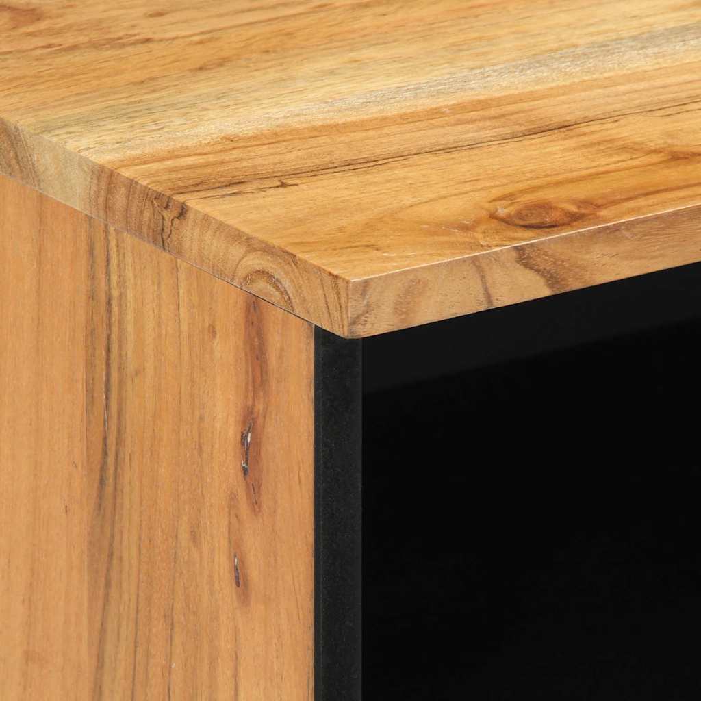 TV Cabinet with Drawer Brown 80 x 33 x 46 cm Solid Mango Wood