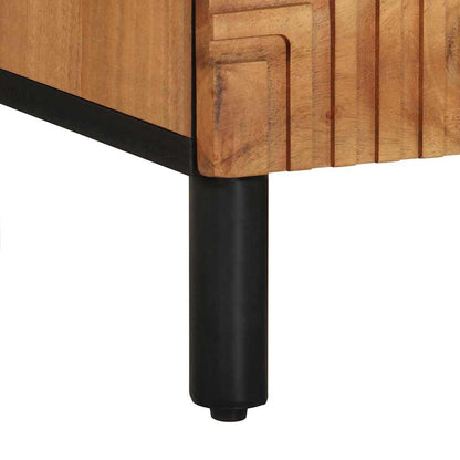 TV Cabinet with Drawer Brown 100 x 33 x 46 cm Solid Mango Wood